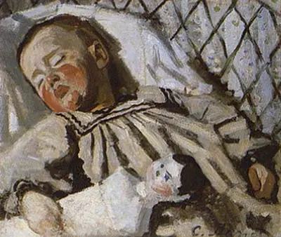 Jean Monet Sleeping Claude Monet